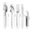 ZISIZ Portable Camping Cutlery Set