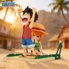 1 pièce Officiellement Figurine One Piece Luffy & Nami, Scène Iconique Classique, Figurine de Collection Décorative, Cadeau Idéal pour les Festivals.