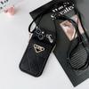 Luck Letter Wallet Card Bag Smile Mobile Phone Case For Iphone17Pro Apple 13 Messenger 15 Silicone 16