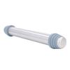 Rolling Pin Dough Roller Stainless Steel with 4 Silicone Guide Rings Anti Stick Anti Slip Kitchen