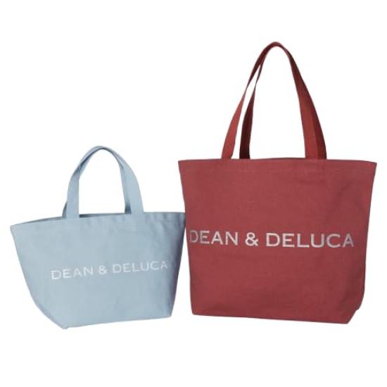 

Charity Tote Bag Christmas Holiday Tote Bag Eco Bag [Dean & Deluca] (Red Beans, L)