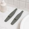 2Pcs Silicone Manual Shaver Protector Soft Waterproof Razor Cover Anti-Scratch Razor Storage Box Suitcase Storage