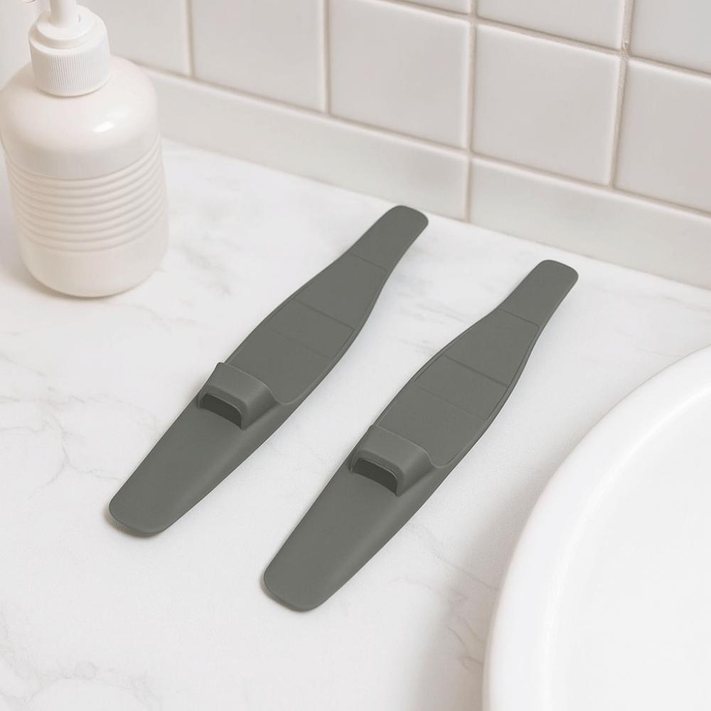 2Pcs Silicone Manual Shaver Protector Soft Waterproof Razor Cover Anti-Scratch Razor Storage Box Suitcase Storage