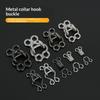 10 Pairs Metal Invisible Garment Hook Jeans Pants Skirts Adjust Clasp Decoration Buttons Diy Sewing Crafts Accessories
