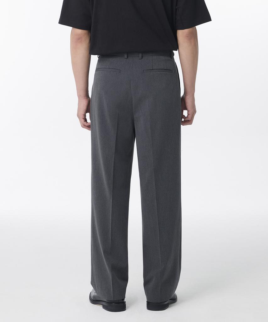 Musinsa Standard Recycled Two-Tuck Wide Hidden Banding Slacks 2-Pack