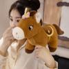 Colorful Design Pony Plush Toys Cozy Stuffed Lucky Wealth Pony  Blessing Occasion