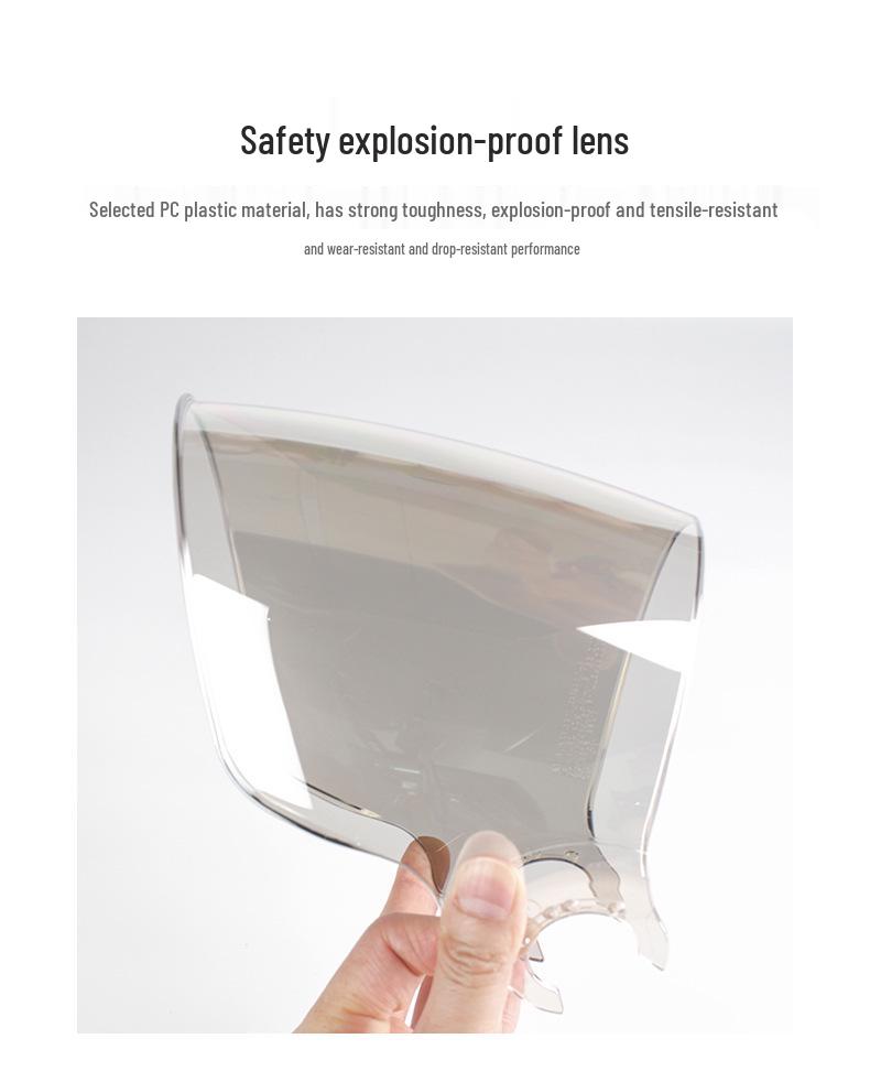 LS2 OF562 Summer Half Helmet Visor: Windproof, Sunscreen, Long Goggles