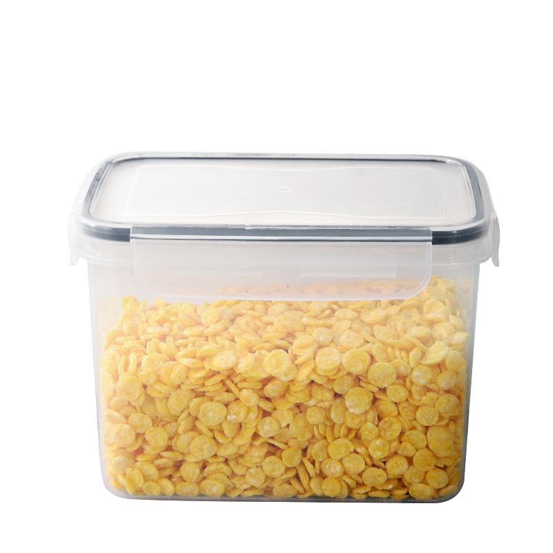PP Food Preservation Box, Sealed Container, Refrigerator, Kitchen, Food Can, Grain and Cereal Bucket, Snacks Storage and Storage Box