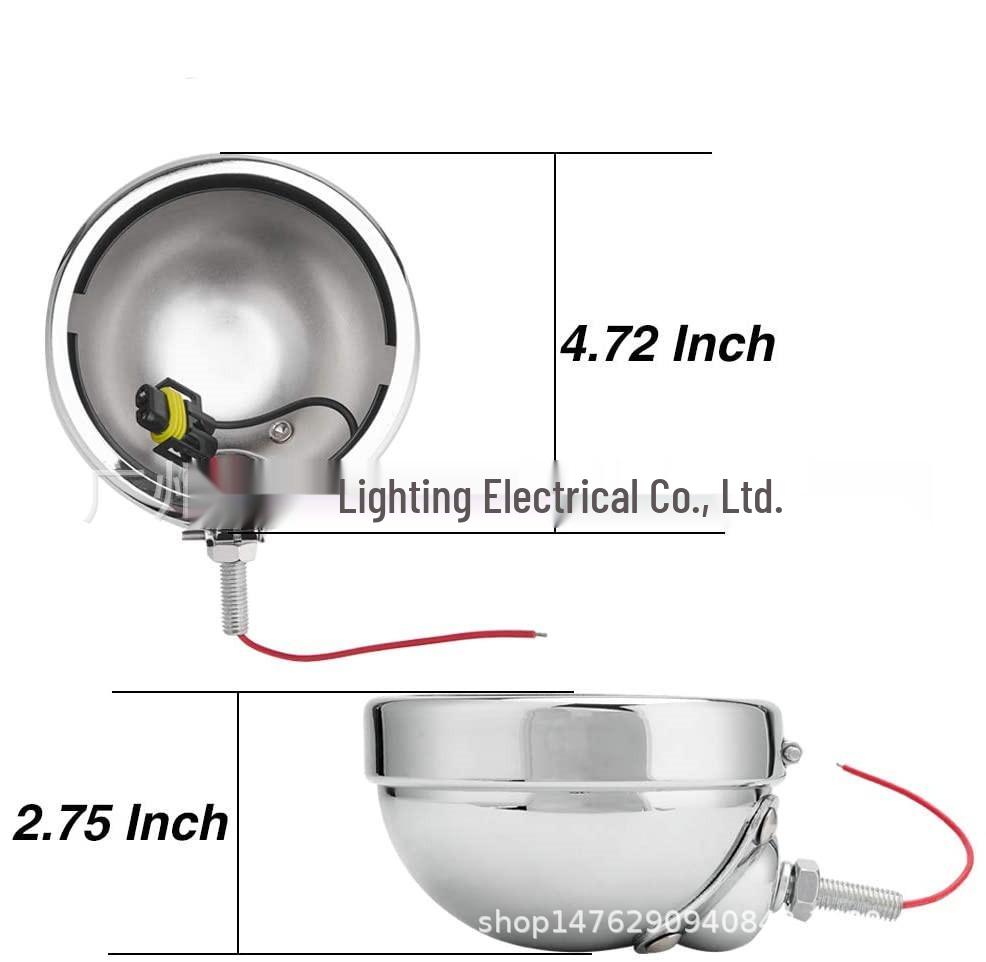 4.5" Harley Davidson Fog Light Cover - Protective Shell for Harley Fog Lights