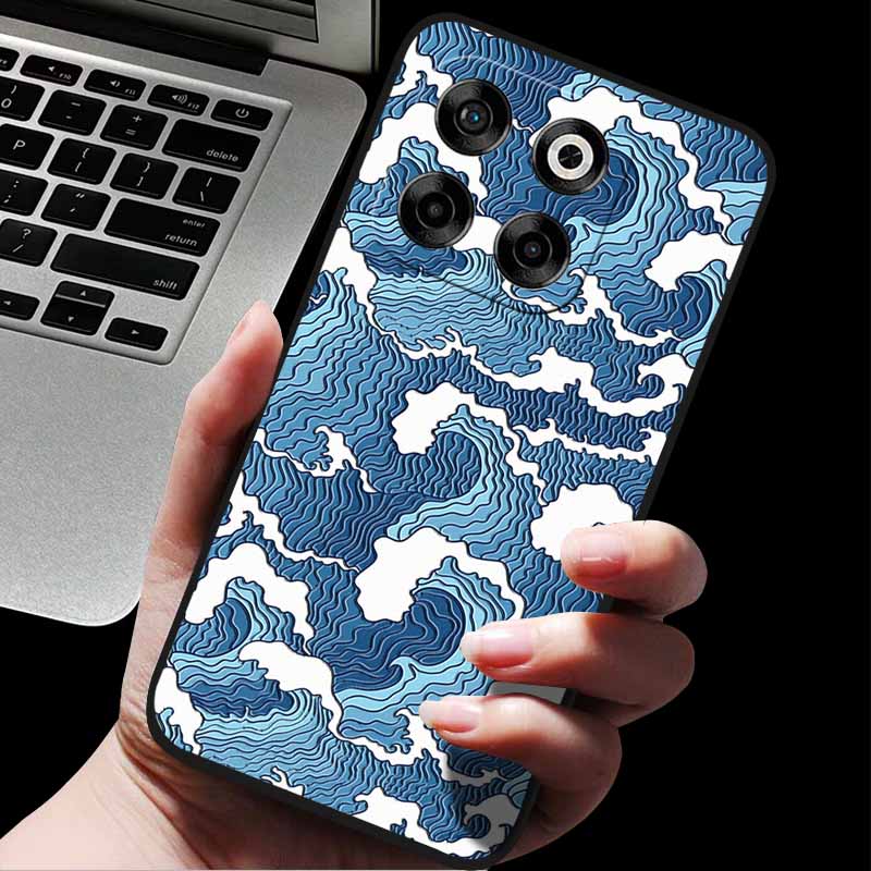 For ZTE Blade V70/Axon 70 3D Relief Flower Emboss Soft Silicone Back Cover For ZTE Nubia V70 Relief Emboss Case ZTE Blade V70 70