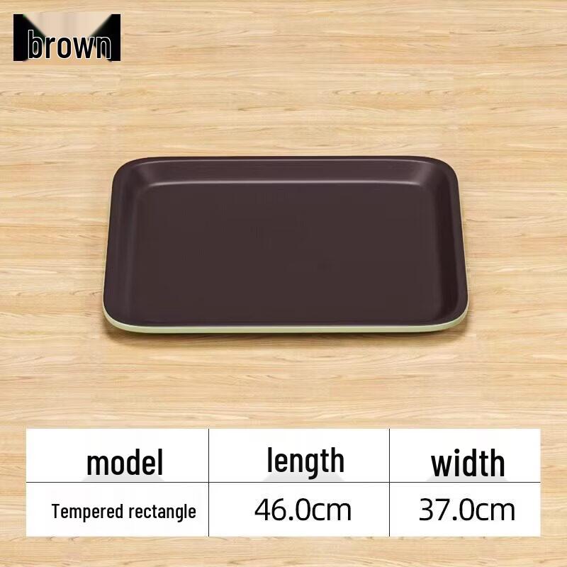 High-End Rice Husk Rectangular Serving Tray