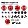 AUTCOAT 4/8Pcs Universal Car Tire Valve Cap Wheel Dust Covers for Car Truck SUV Motorcycle Bike Car Styling Valve Stem Caps Valve Stems 1