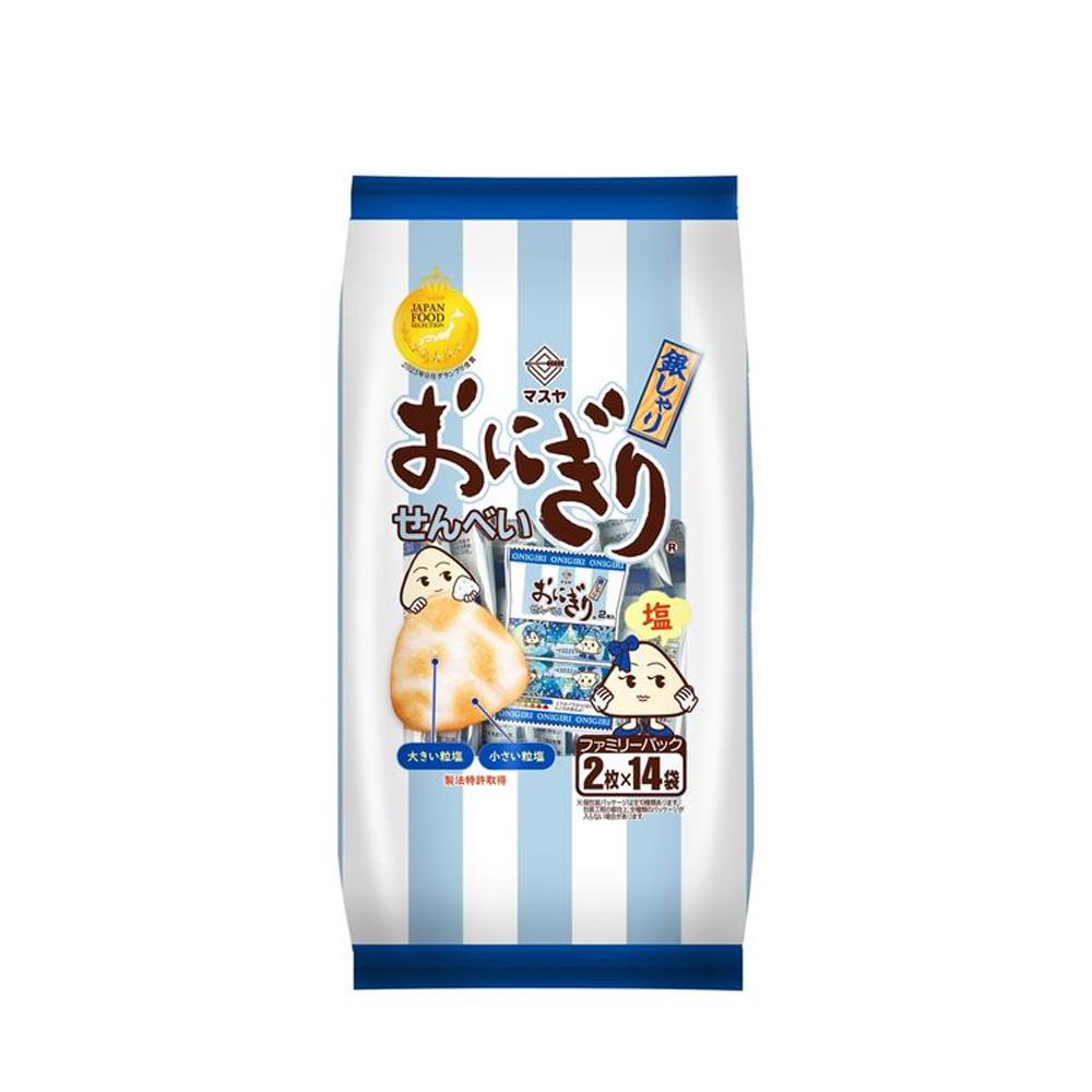 

Masuya Onigiri Senbei Rice Crackers Ginshari Family Pack (28pcs)