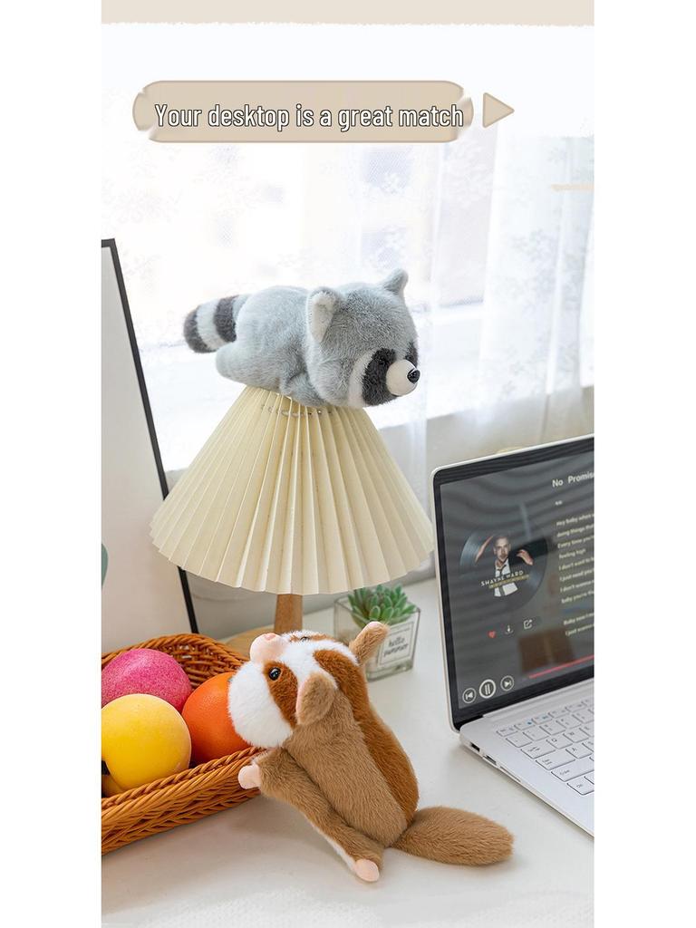 Cute Panda, Fox, Calf, Deer & Raccoon Plush Animal Pendant Doll
