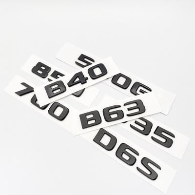 Litere negre lucioase 550G 4X4 850 550 D35 B40 D6S B63 Emblema pentru Mercedes Benz Brabus G Aripa masina portbagaj spate W464 Autocolant logo