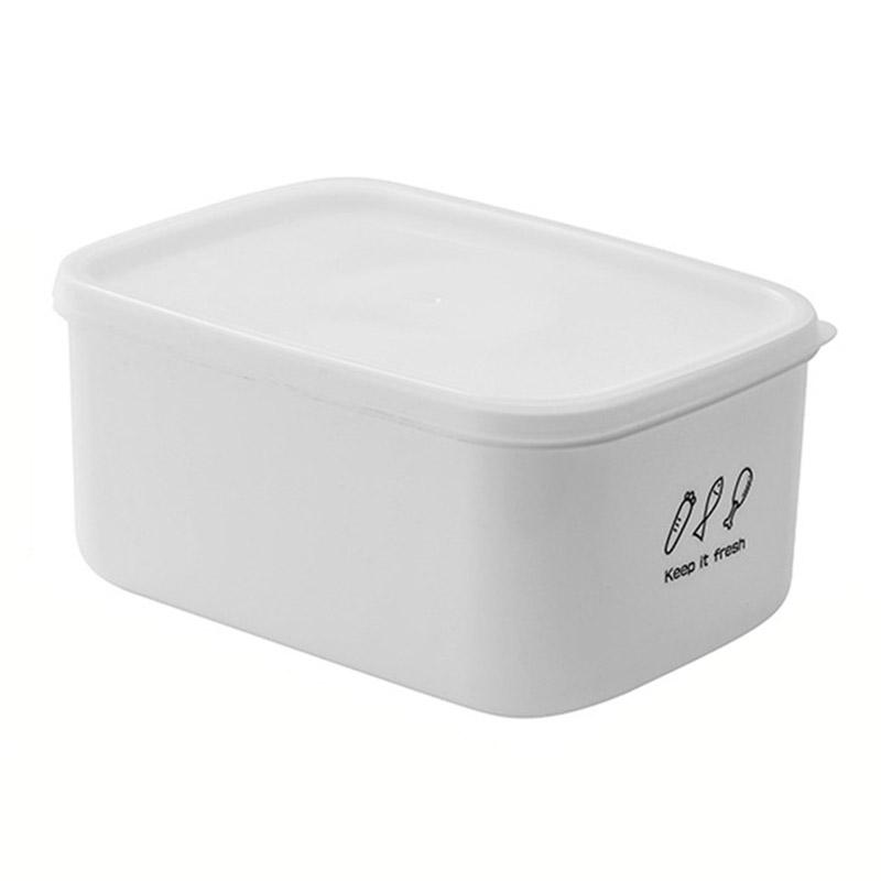 

1400ML Food Storage Container PP+PE Refrigerator Organizer Bin (BPA-Free, No FDA) A