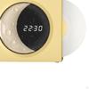 Vinyl Player Speaker, Portable Speaker Support TF Card AUX Vintage Night Light with Time Display