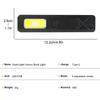 1 Set Portable Mini Torch Outdoor Magnetic LED Flashlight TypeC Rechargeable Light Pocket Lantern Flood Work Lights With 6 Modes