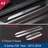 Für BMW 3 4er 3GT F30 F31 F32 Innenraum Handschuhfach Beifahrer Werkzeugkasten Zierleisten Pailletten Dekorabdeckung Zierleiste Auto Styling Zubehör