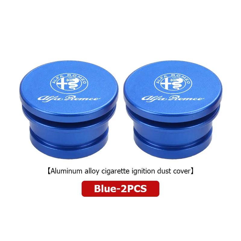 DCLLR1 Car Metal Cigarette Lighter Button Cap Dustproof Cover Socket For Alfa Romeo Giulietta GT 159 147 156 Mito Brera Giulia Spider