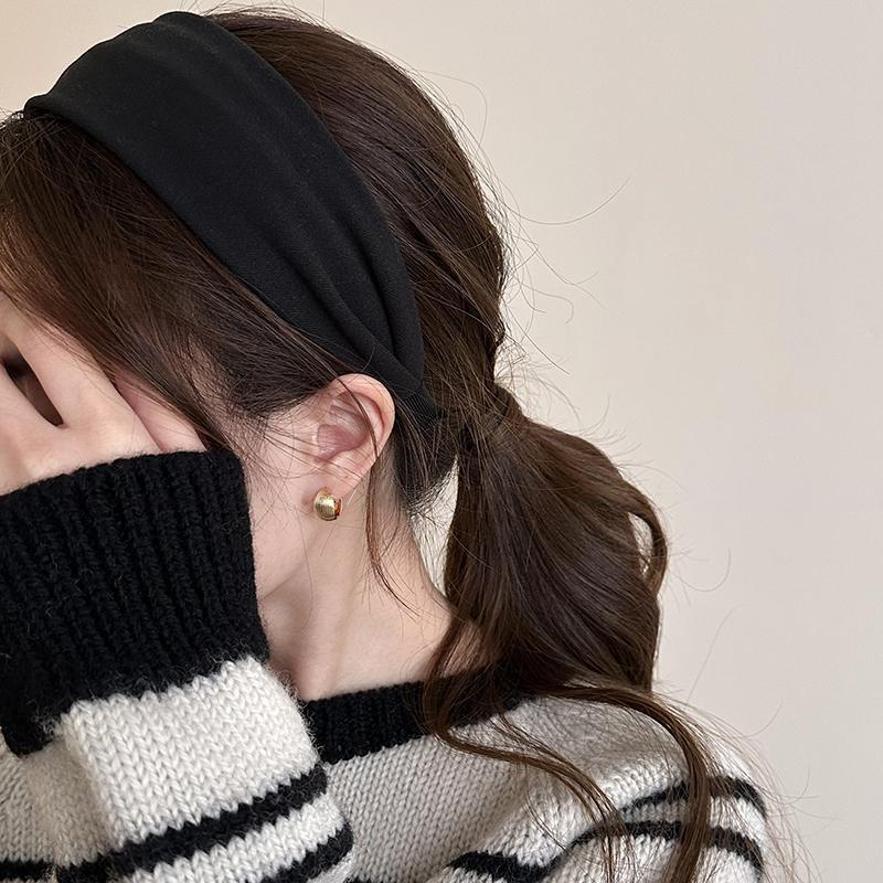 Diadema de Mujer de Corona Alta y Borde Ancho: Elegante Accesorio para el Cabello de Gama Alta 2025 para Lavado Facial y Uso Diario.
