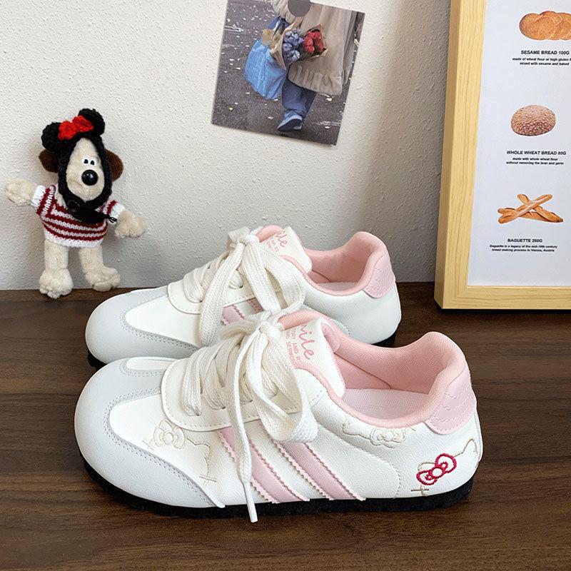 Dexun board shoes women's ugly cute 2025 summer new chic niche Korean version round head student sports and leisure little white shoes