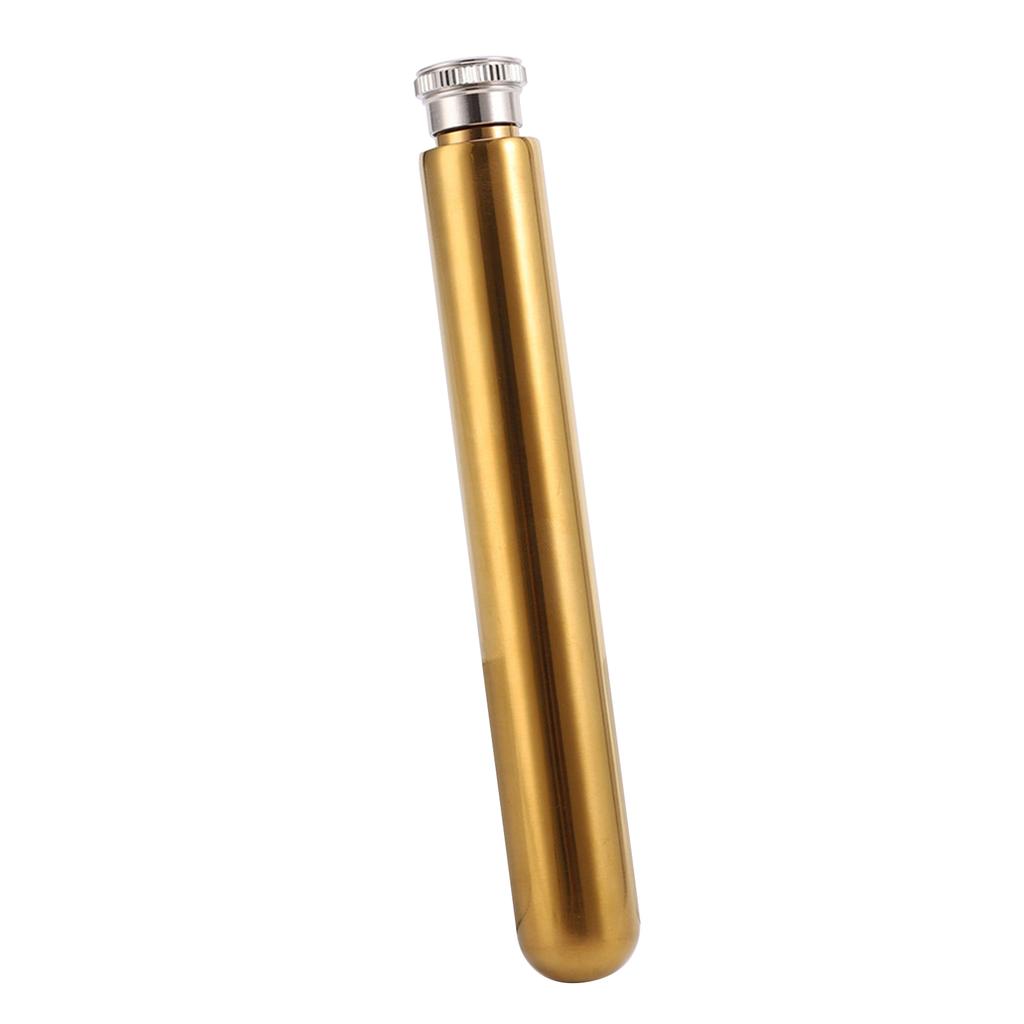 1Pc Mini Storage Jar Metal Container Airtight Compressible Lightweight Tube Container Bottle,For Storage Spice Powder Coffee Tea