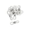 Eyeglass Cord Attachments - CTOP - Transparent - 2 Cm - Pack of 20 Pieces - Flexible and Discreet
