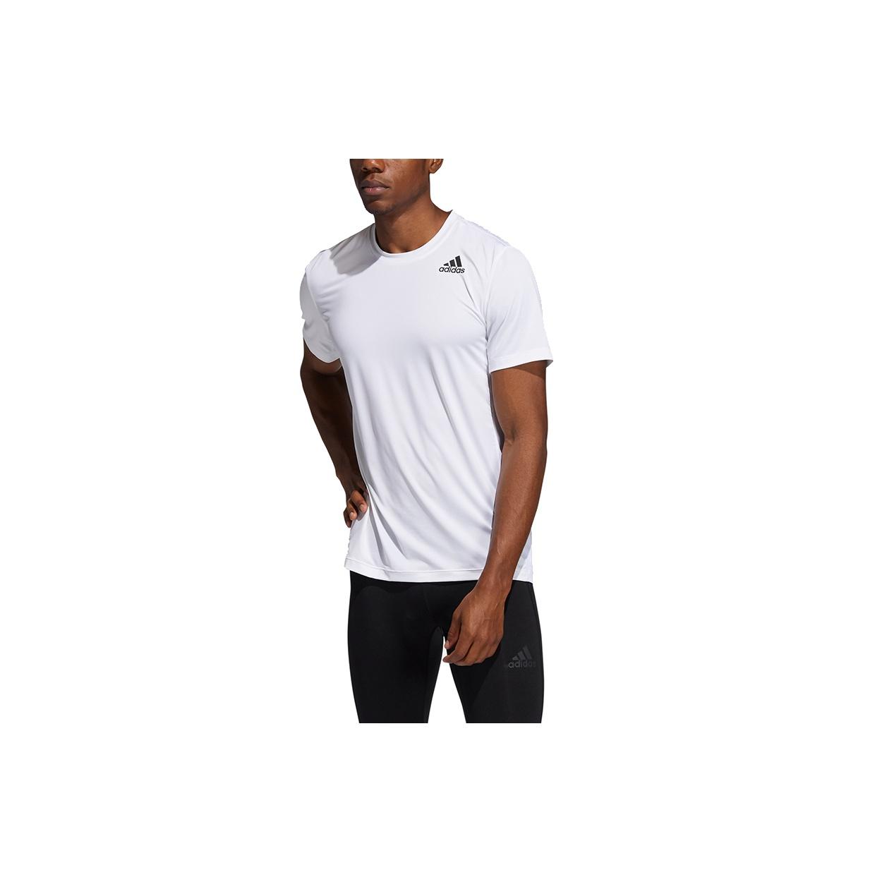 adidas TF Turf Ss Ftd Training Sports Elastic Short Sleeve White Men s GL9882 XL
