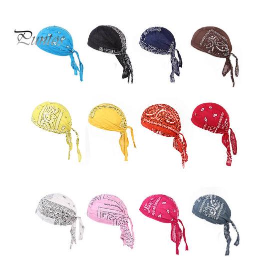 Cotton Men Women Pirates Cycling Cap Bike Headband Hat Bandana Headcloth