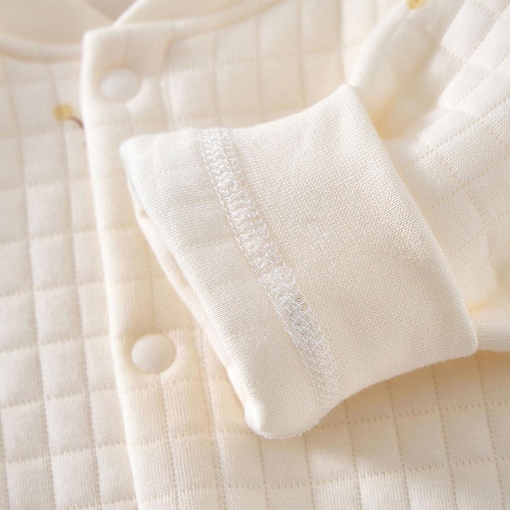 Long Sleeve Baby Newborn Front Cute Newborn Baby Girl Baby Shower Cute Sizes Months [miniGray] Coveralls, 2-Piece Set, Cotton, Clothes, Opening,