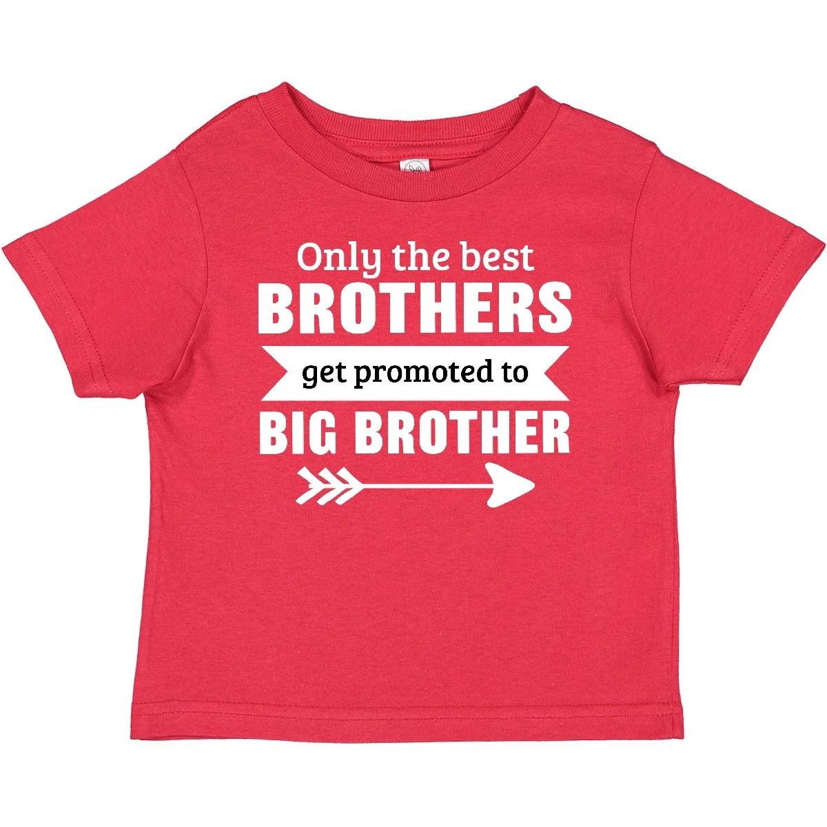 Inktastic Only The Best Brothers Get Promoted To Big Brother Baby kids boys T-Shirt Family 160