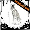 Scary Sitting Dog Skeleton Spooky Halloween Skeleton New Dog Skeleton  for Home Party Haunted House