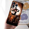 Halloween Moon Witch Horror Phone Case For iPhone 16 15 11 13 12 14 Pro Max Mini X XR XS 7 8 Plus Soft Cover