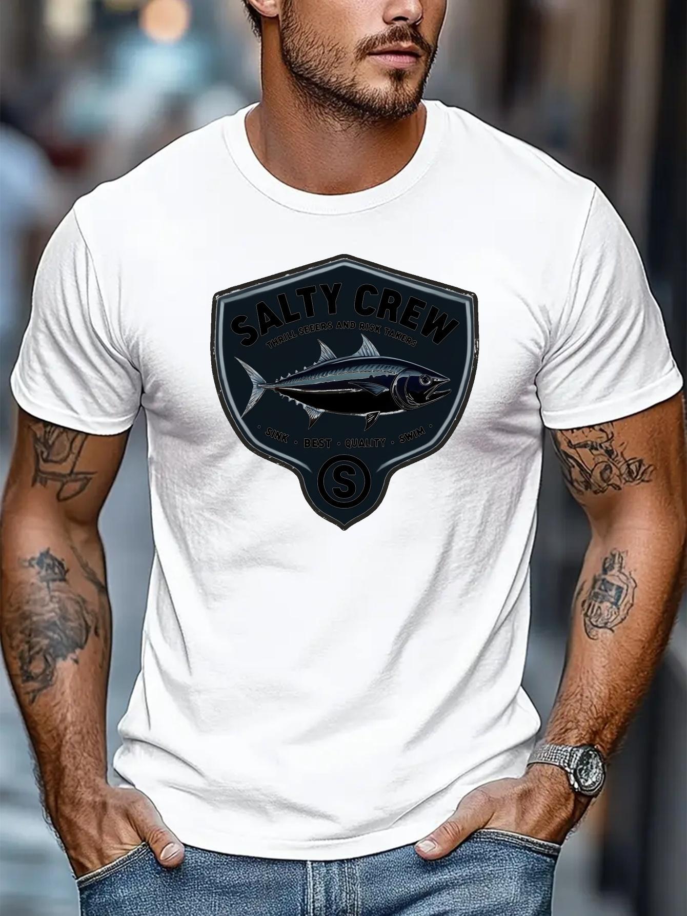 Cotton Blend T-shirt -  Salty Crew  Graphic Print XL