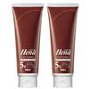 Tenstar Henna Color Warm 250g X 2 Bottles with Bonus For Gray and Formulated with Henna Leaf Treatment, Brown, (approximately 3-month Supply), Brush.
