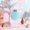 Christmas Flocked Christmas Ball Decoration Christmas Tree Decoration Pendant Home Garden Party Decoration