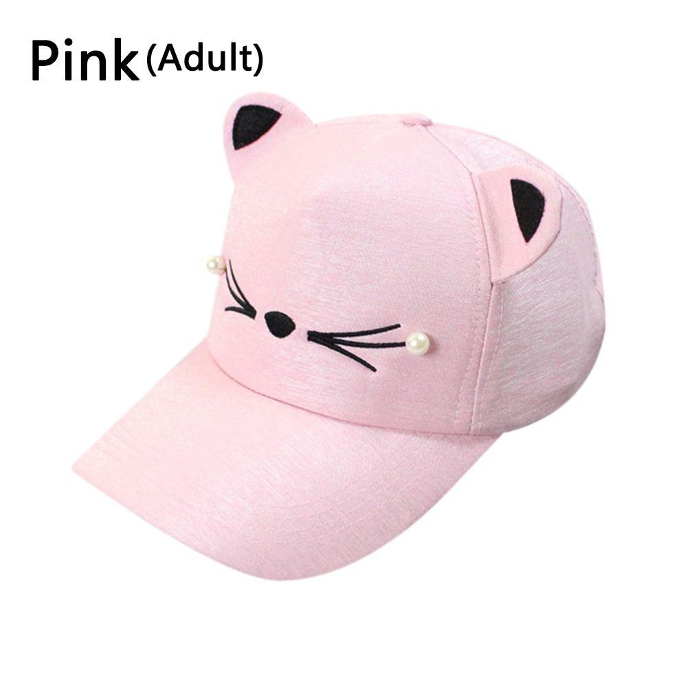 Fashion Cat Ear Hat Baseball Cap Cartoon Cotton Hat Outdoor Sport Cap Casual Sun Cap Cute Cosplay Hat