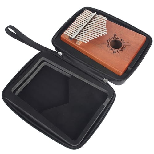NOELAMOUR Kalimba Case, 17-Key, Kalimba Storage Box, Case, Bag, Shockproof and Waterproof for Thumb Pianos
