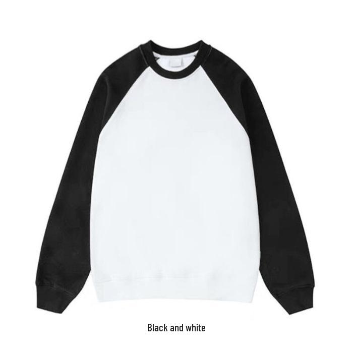 Sweat à capuche raglan pour femme style européen avec imprimé floral - Automne/Hiver