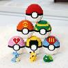 Micro Blocks Pokemon Pokeball Anime Action Figure Cartoon Toys Building Blocks Pikachu Pocket Monster Sets