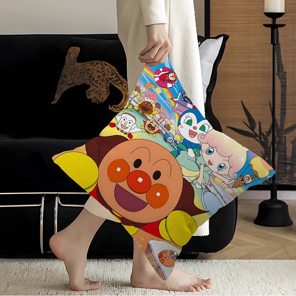 Cartoon Cute Fashion AAnpanman Stitch Lucky Dragon Pillow Cover Sofa Cushion Cover Home Room Decoration Children Gift