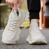 Fashion Fashion Men's Shoes 2025 New Thick Soled Lace Up Tennis Sports Mesh Jogging Shock-absorbing Outdoor Anti Slip Training Shoes