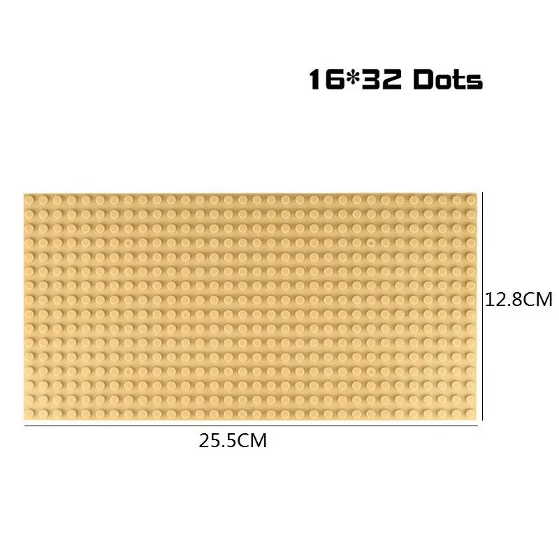 Classic Baseplate 32x32 Dots Building Blocks Bricks Base Plates DIY Plastic Board Building Blocks Baseplates Construction Toys