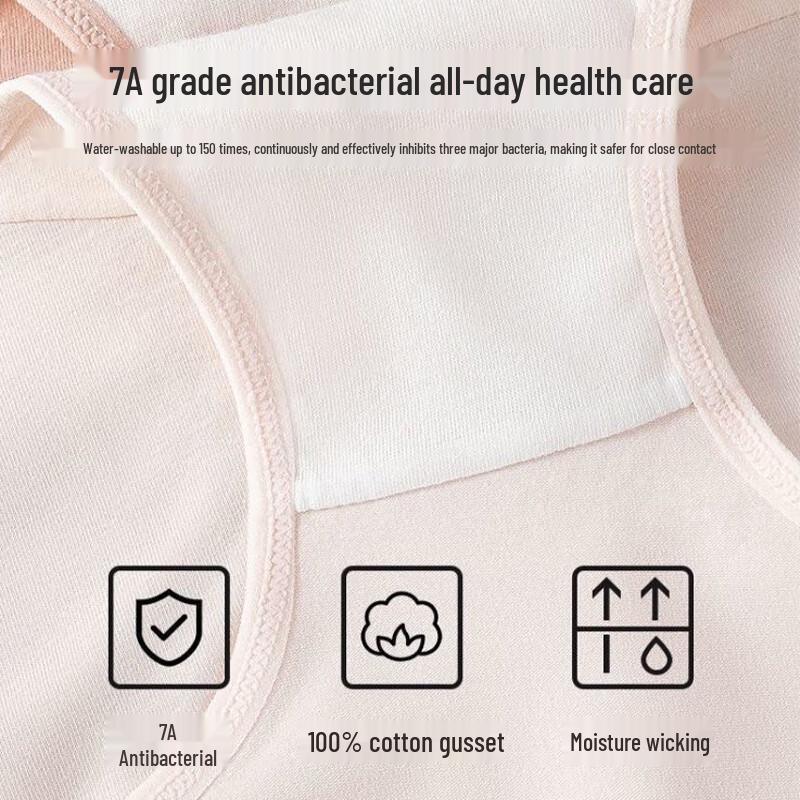 Jeanswest Women's 7A Antibacterial Cotton Briefs 4-Pack