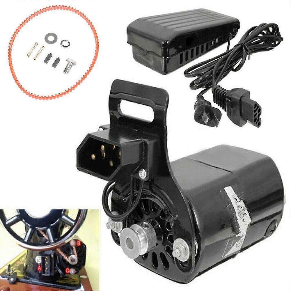 220V Nähmaschinenmotor mit Fußpedal Ersatz für Haushalts-Altnähmaschine 180W 0,9A