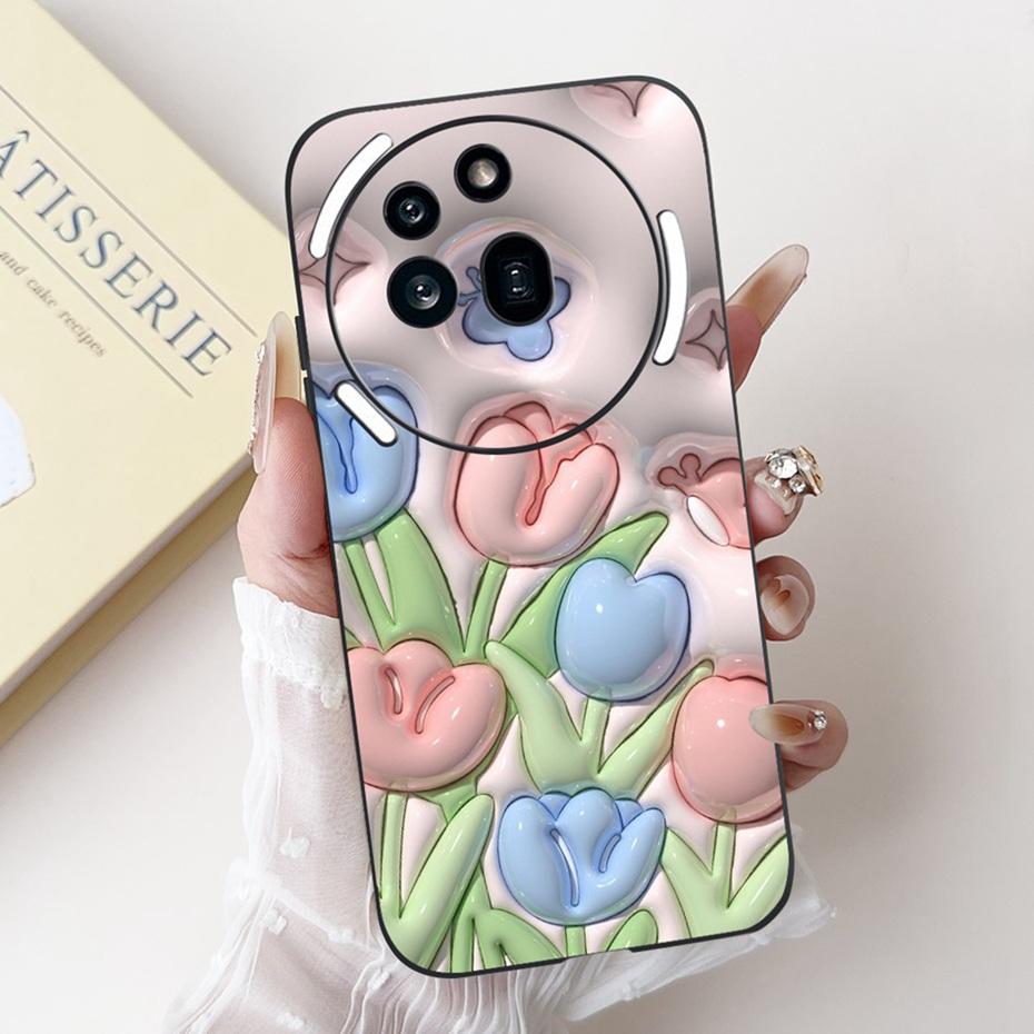 Fashion Design Phone Case For Nothing Phone (3a) Pro Phone3a Black Silicone Soft Cover For NothingPhone 3a 3 a Pro Cases Bumper