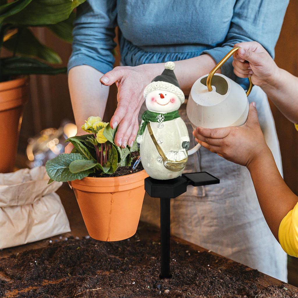 Christmas Solar Outdoor  Light Resin  Decorative Garden Courtyard  Light