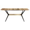 Esstisch 180 x 90 x 76 cm Massives Mangoholz
