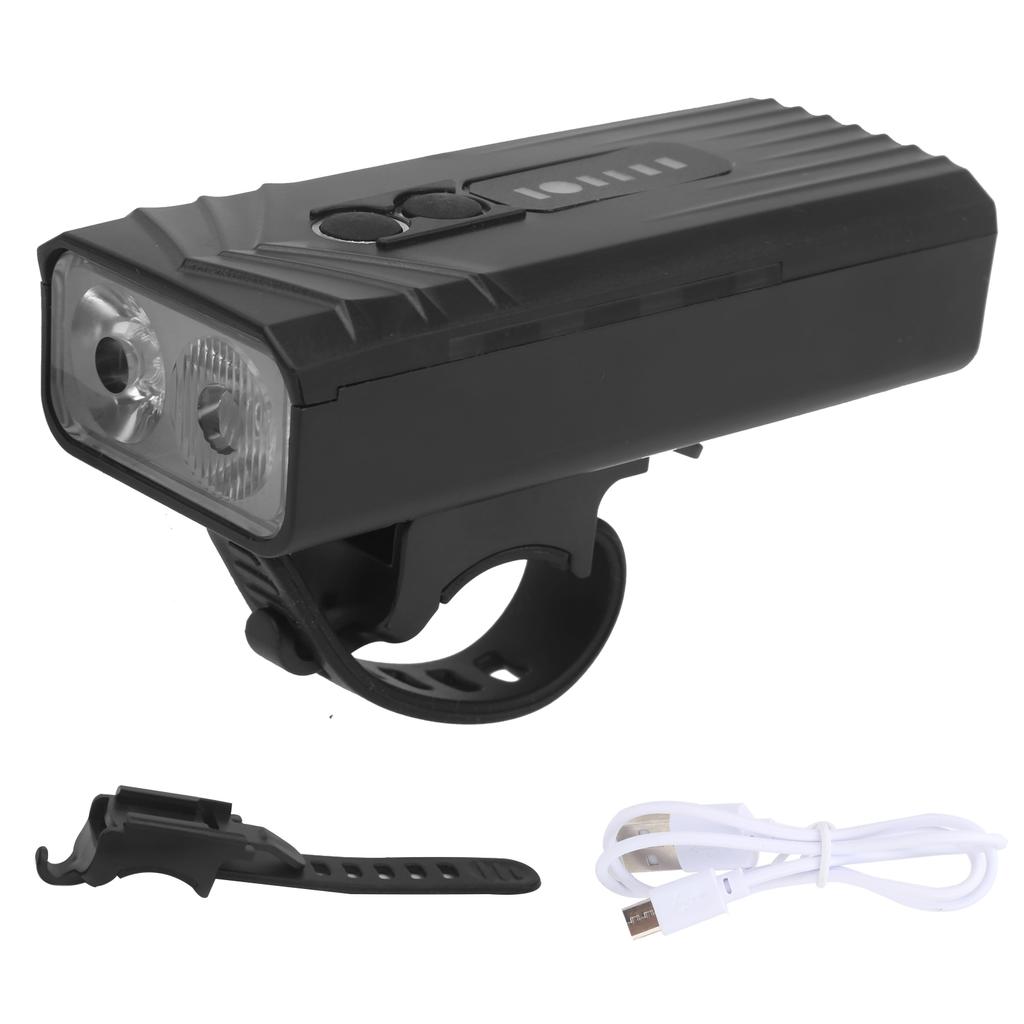 Multifunctional Bicycle Headlight USB Rechargeable Cycling Light Waterproof Bicycle Light